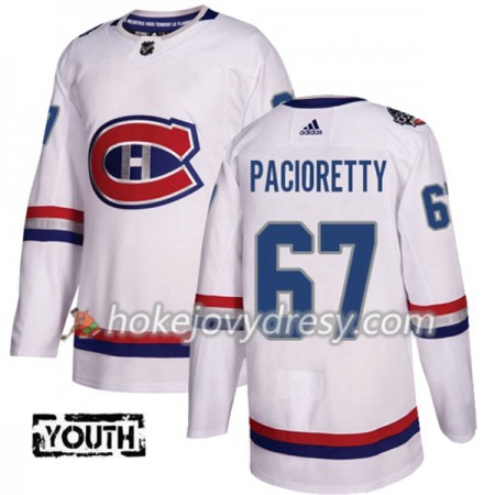 Dětské Hokejový Dres Montreal Canadiens Max Pacioretty 67 Bílá 2017-2018 Adidas Classic Authentic